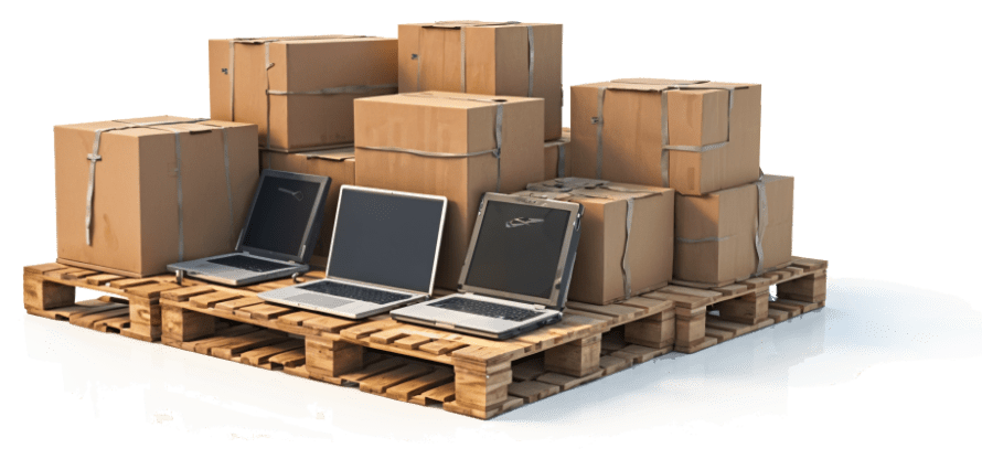pallet of job lot laptops